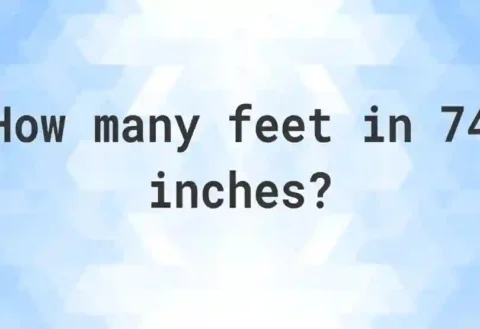 74 Inches in Feet – Convert and Visualize Height Like a Pro
